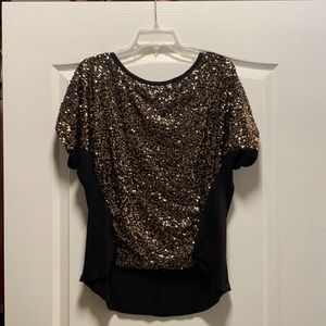 Black and gold shirt